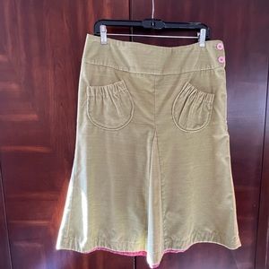 Mon Petit Oiseau Thin Corduroy Skirt-Size 8- New without Tags